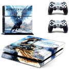 Monster Hunter World iceborne decal skin for PlayStation 4 Console & Controllers