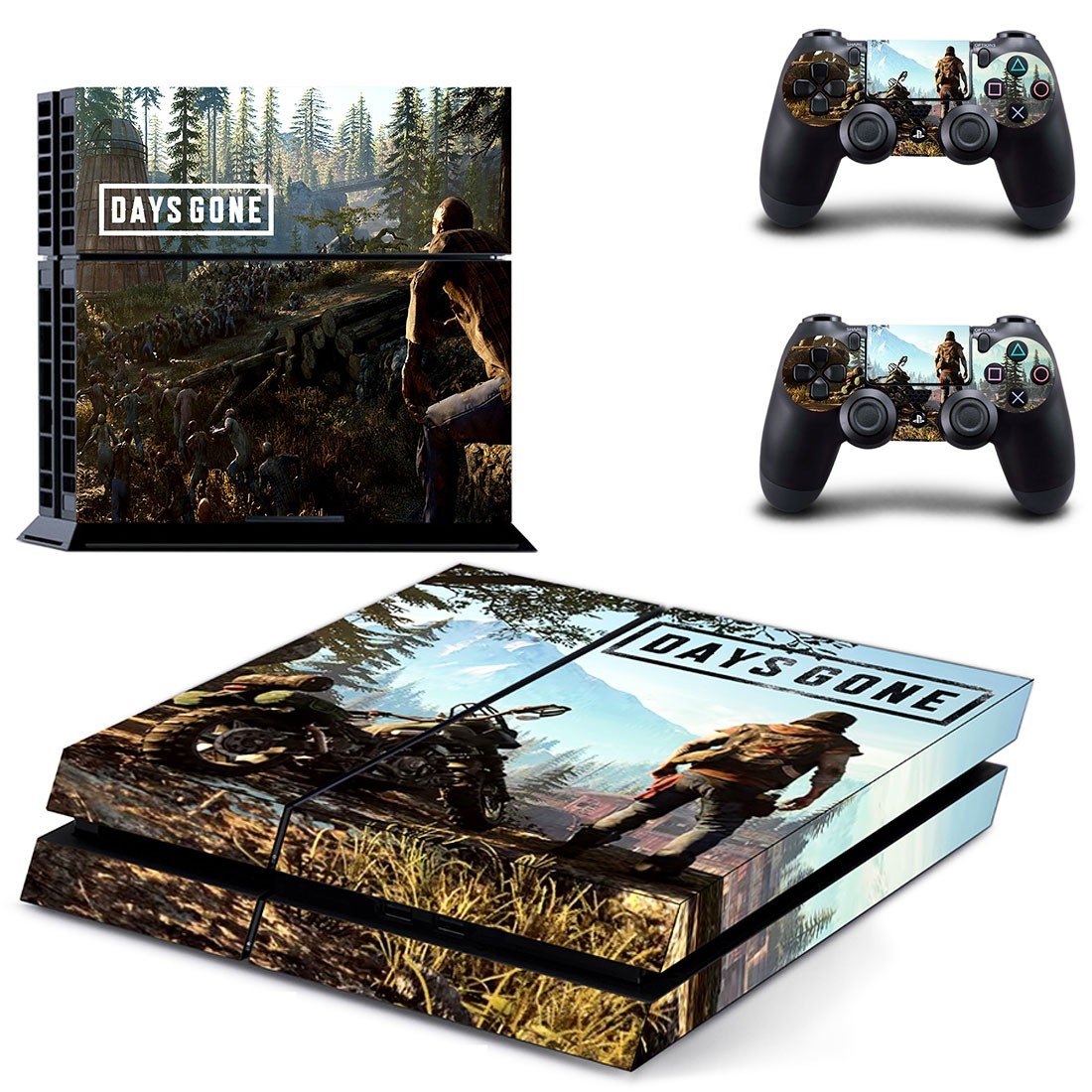 Days Gone decal skin for PlayStation 4 Console & Controllers