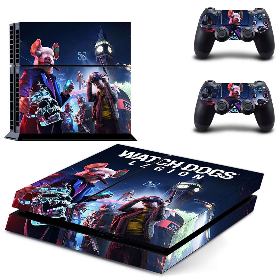 Watch Dogs legion decal skin for PlayStation 4 Console & Controllers