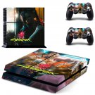 Cyberpunk 2077 decal skin for PlayStation 4 Console & Controllers