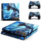 Monster Hunter World iceborne decal skin for PlayStation 4 Console & Controllers