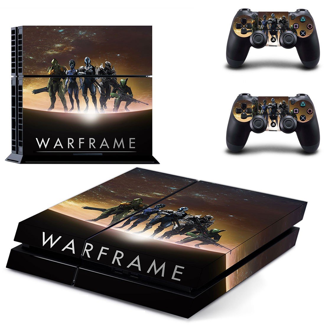 WarFrame decal skin for PlayStation 4 Console & Controllers