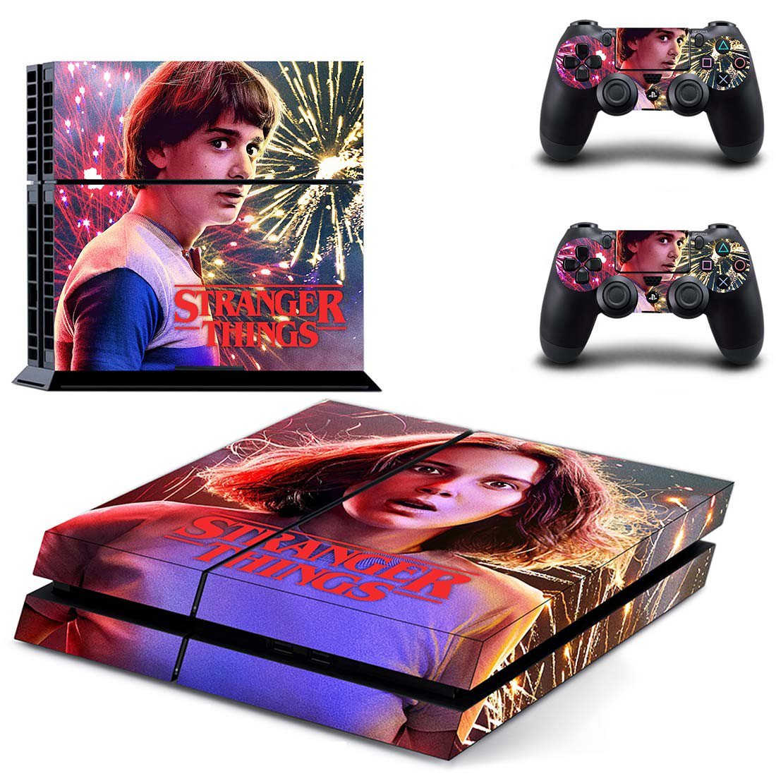 Stranger Things decal skin for PlayStation 4 Console & Controllers