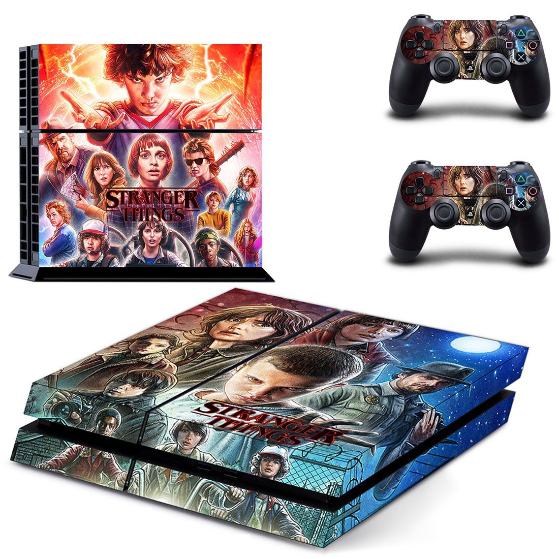 Stranger Things decal skin for PlayStation 4 Console & Controllers