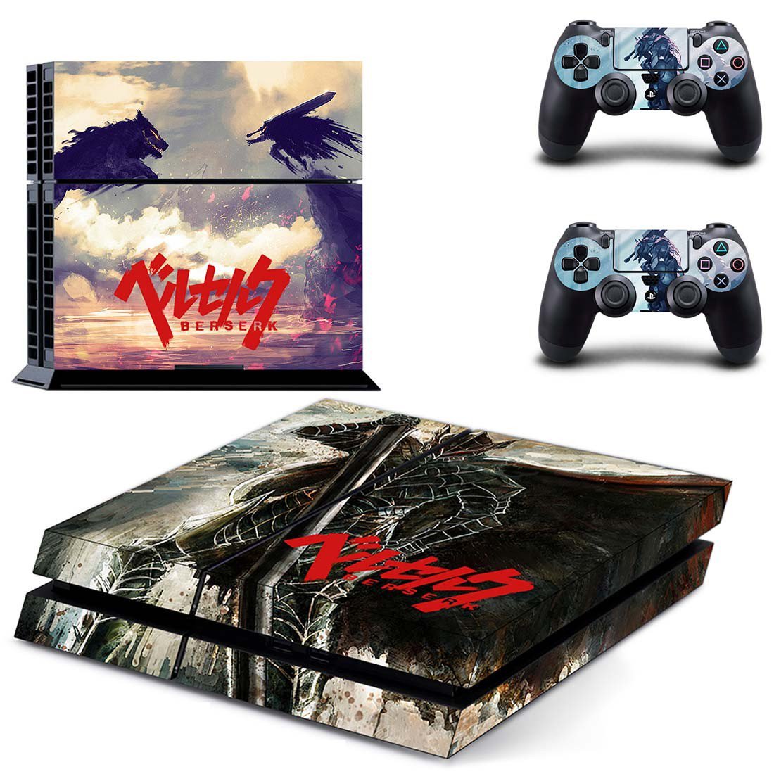 Berserk decal skin for PlayStation 4 Console & Controllers
