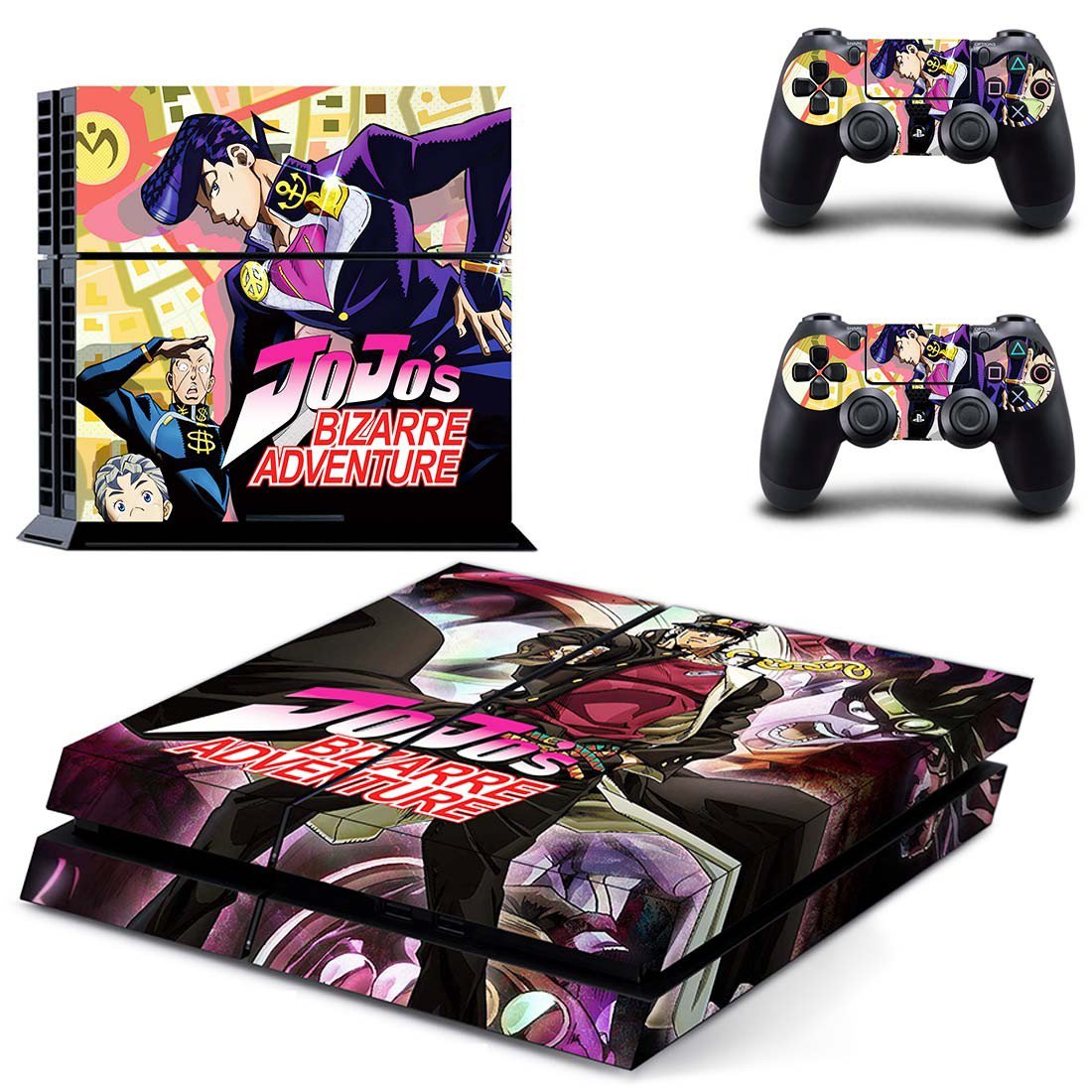 JoJo's Bizarre Adventure decal skin for PlayStation 4 Console & Controllers
