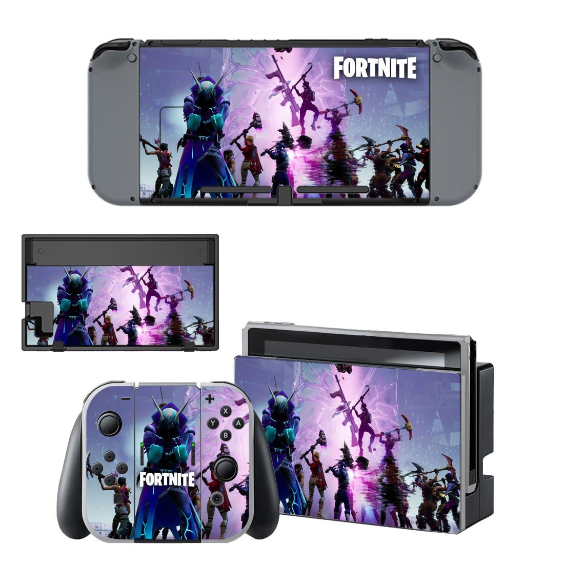 Fortnite decal skin for Nintendo Switch Console & Controllers