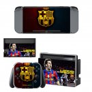 FCB Messi decal skin for Nintendo Switch Console & Controllers