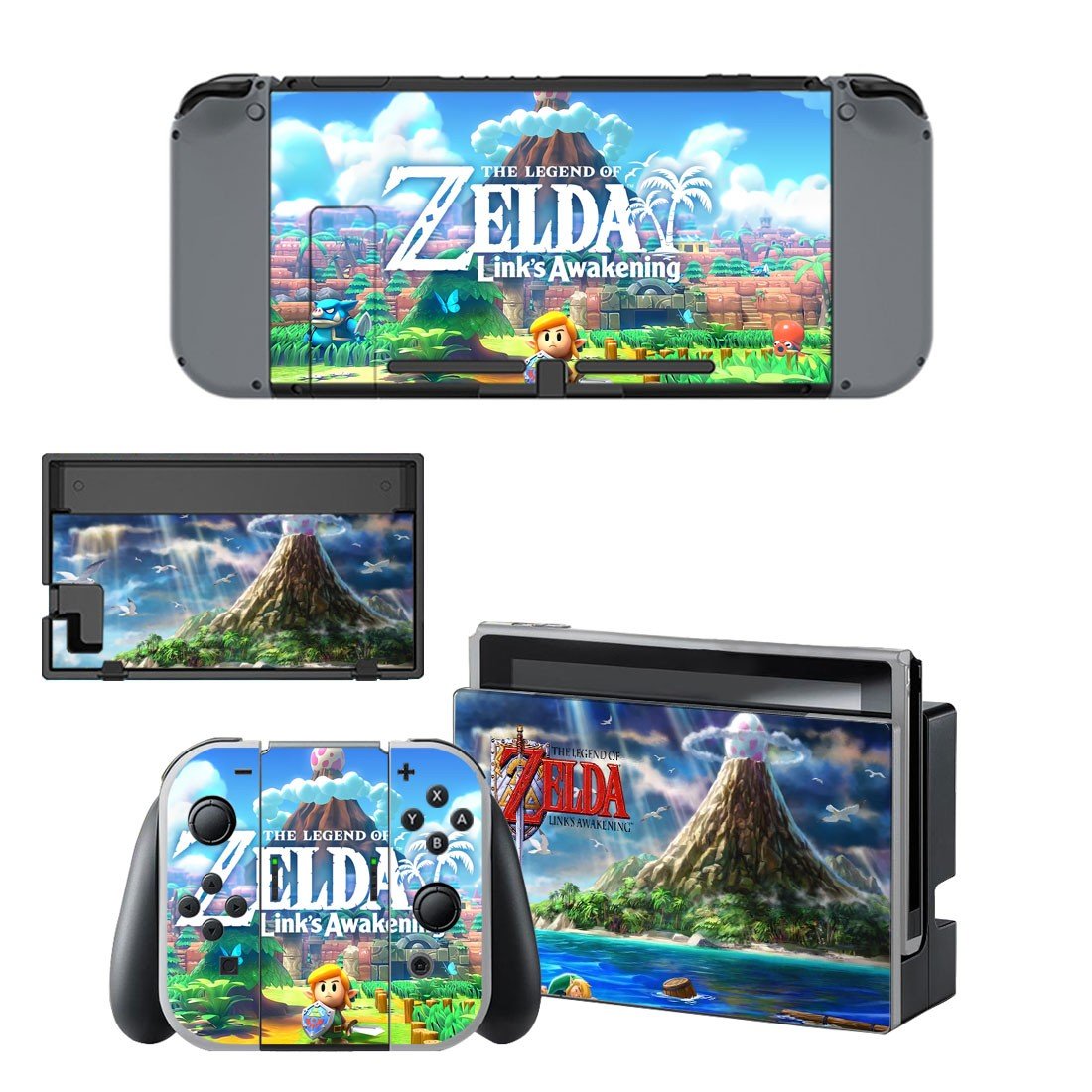 Zelda links's awakening decal skin for Nintendo Switch Console & Controllers
