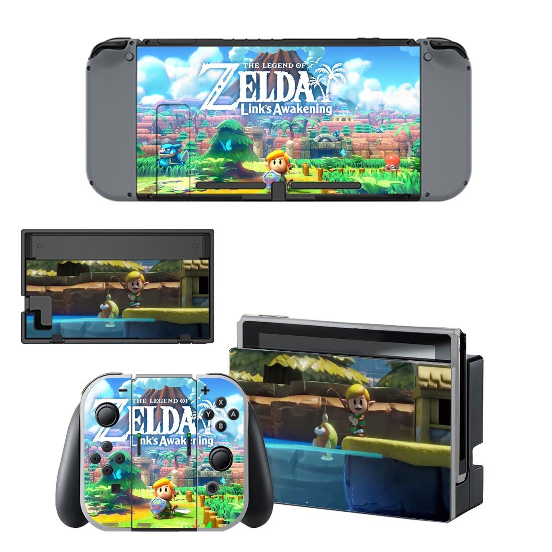 Zelda links's awakening decal skin for Nintendo Switch Console & Controllers