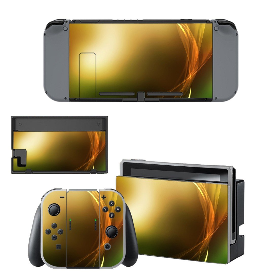 Abstraction decal skin for Nintendo Switch Console & Controllers