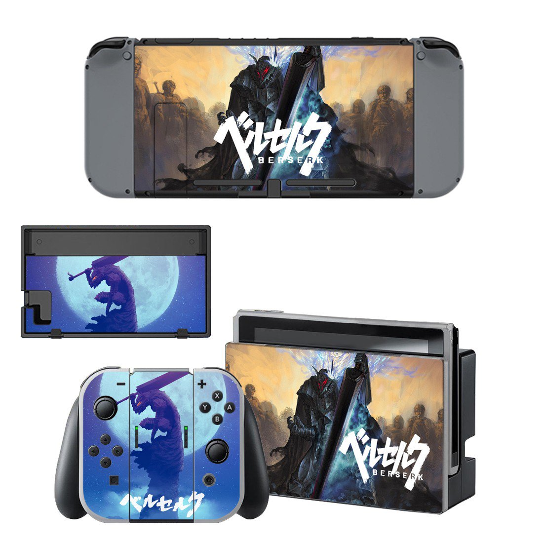 Berserk decal skin for Nintendo Switch Console & Controllers