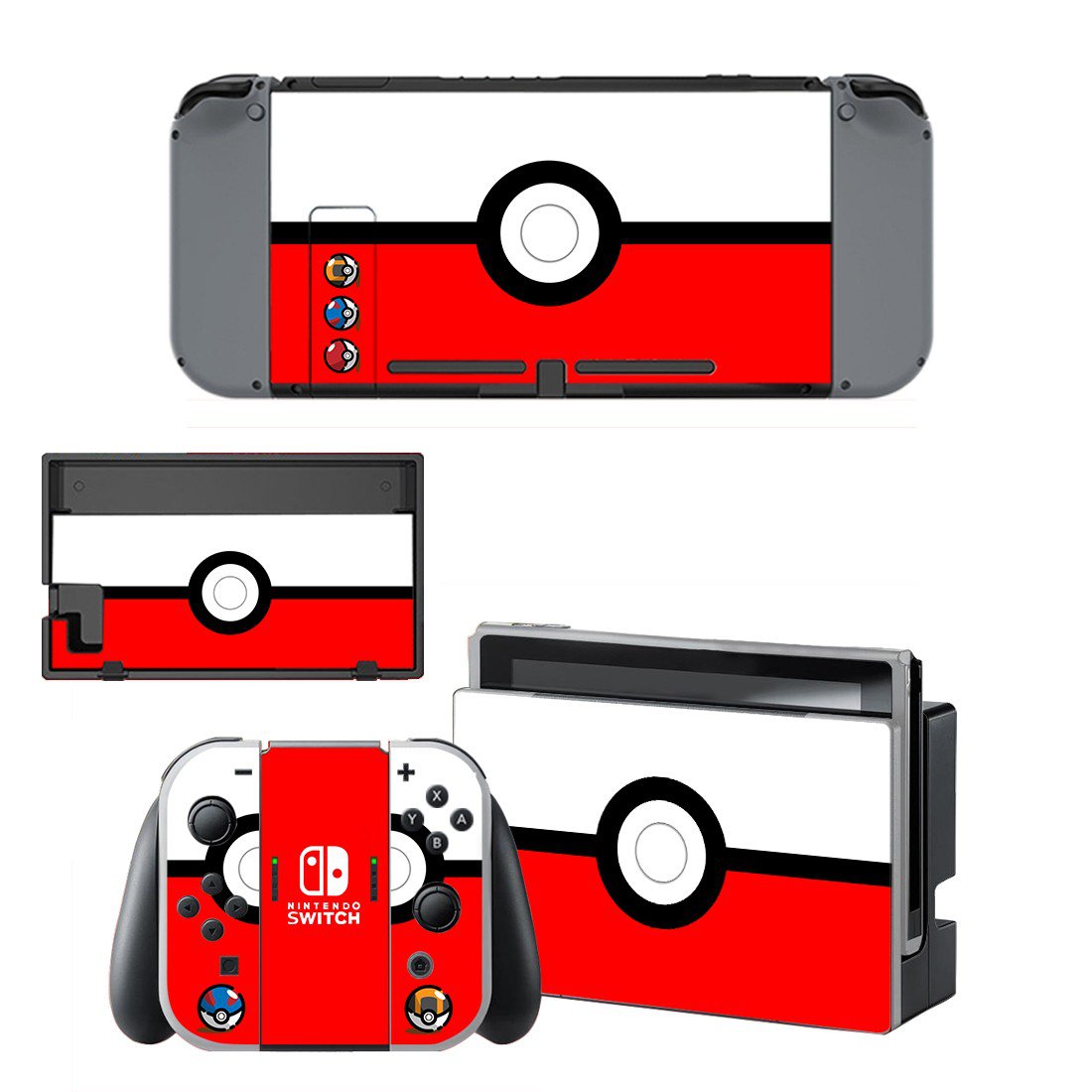 Pok&Atilde;&copy;mon Go decal skin for Nintendo Switch Console & Controllers