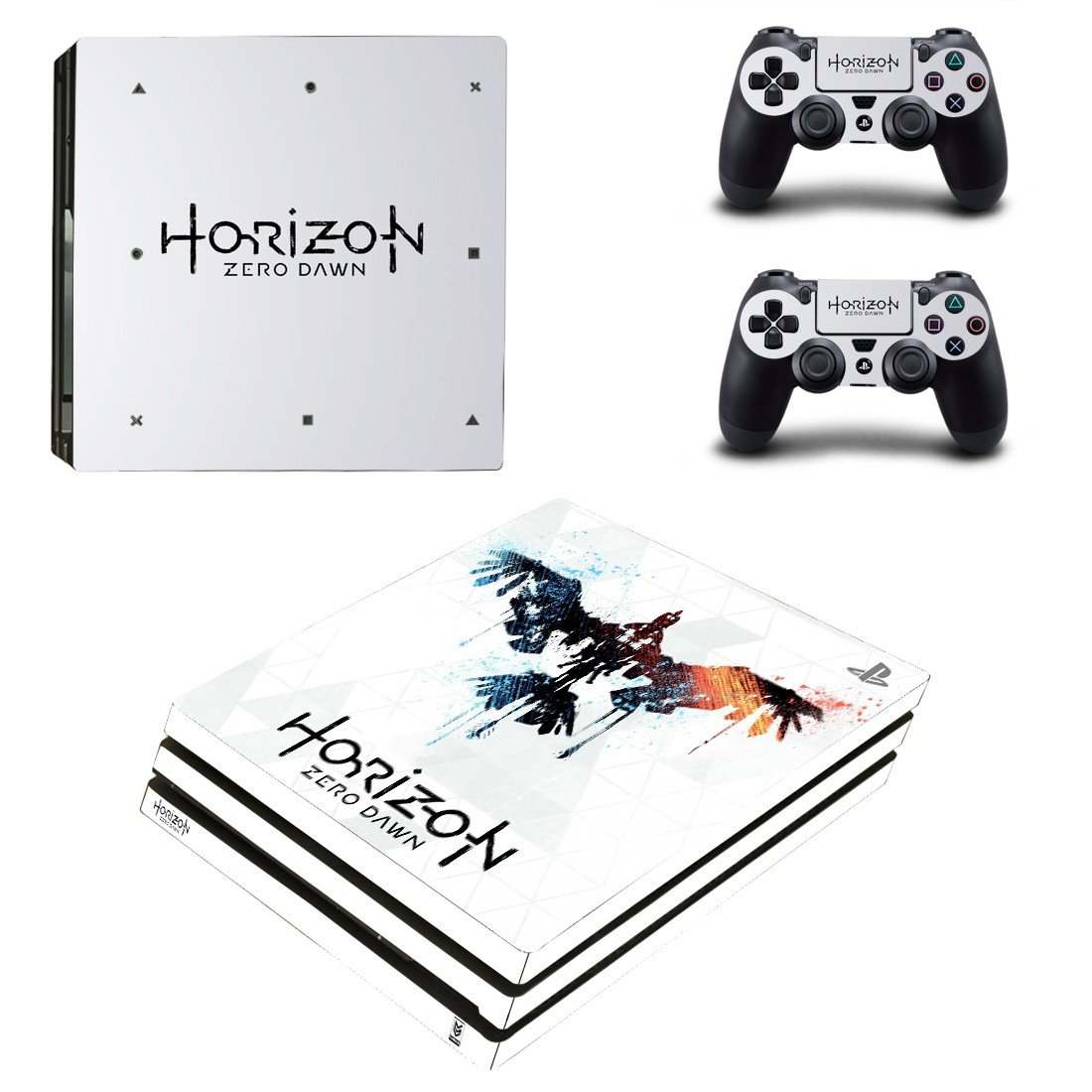 Horizon Zero Dawn decal skin for PS4 Pro Console & Controllers