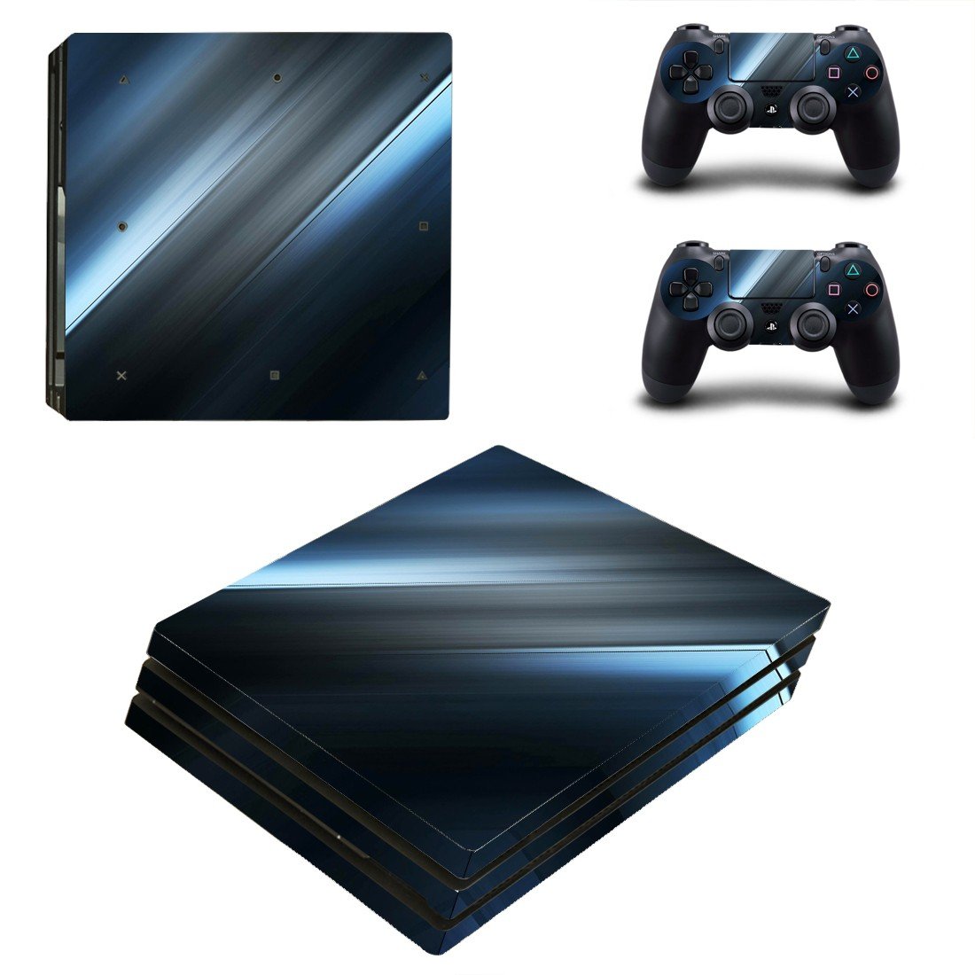 Abstraction decal skin for PS4 Pro Console & Controllers