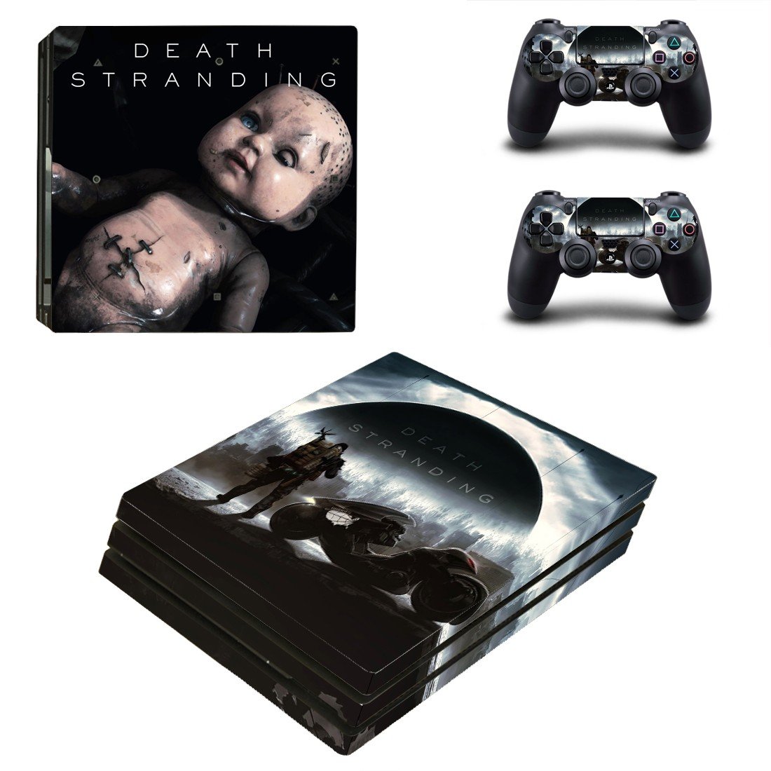 Death Stranding decal skin for PS4 Pro Console & Controllers