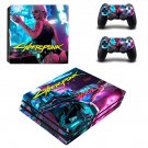 Cyberpunk 2077 decal skin for PS4 Pro Console & Controllers