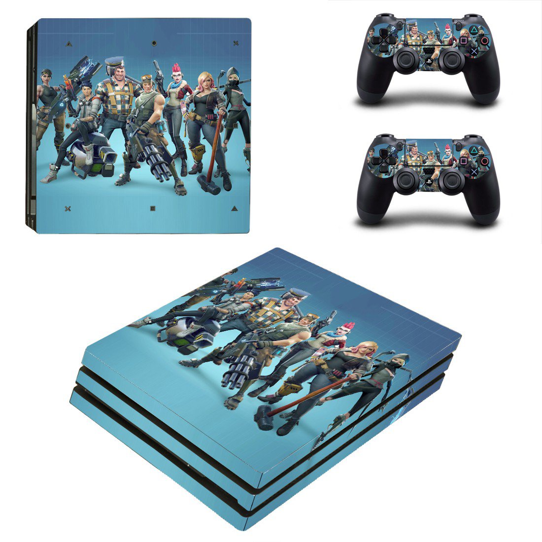 Fortnite decal skin for PS4 Pro Console & Controllers