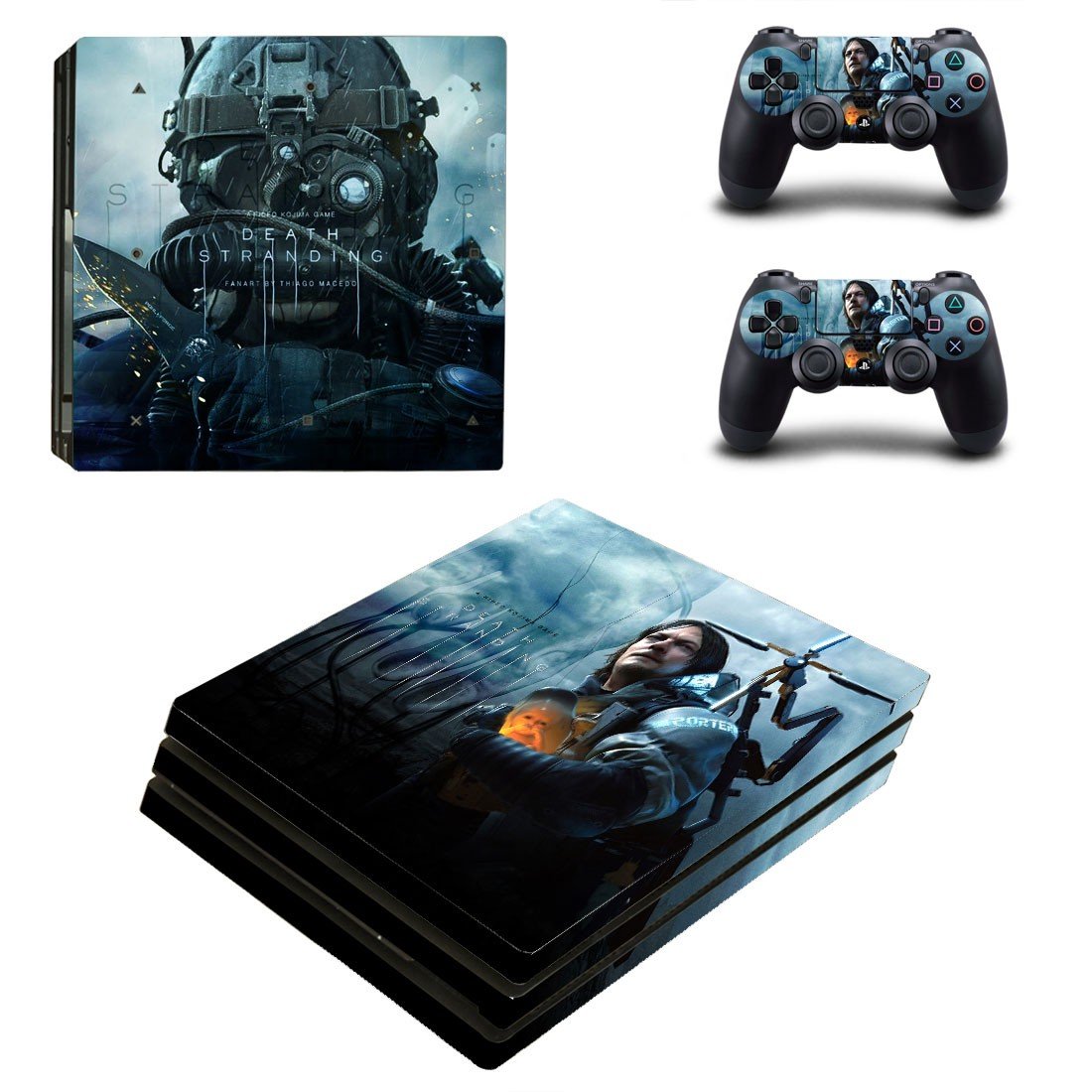 Death Stranding decal skin for PS4 Pro Console & Controllers