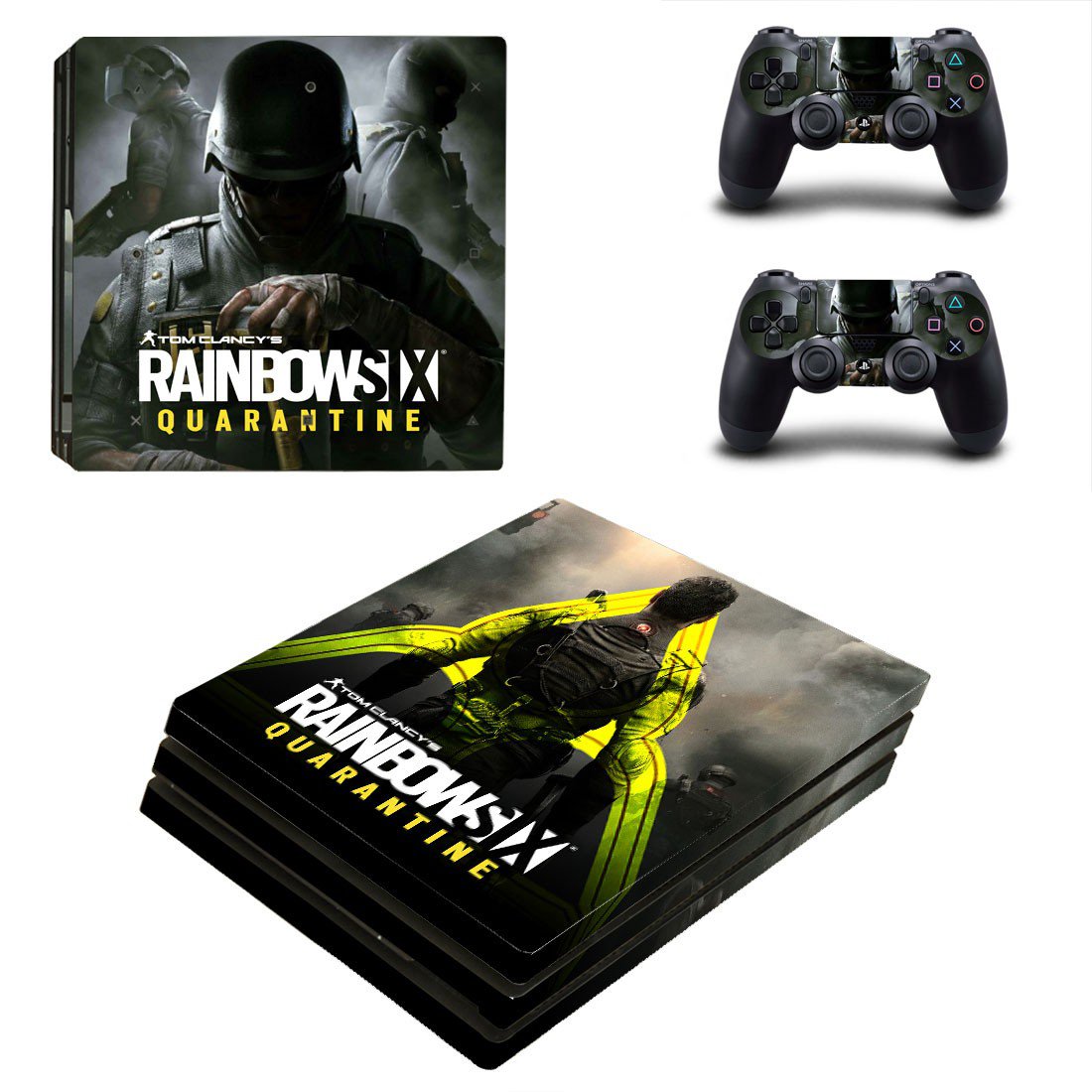 Rainbow Six Quarantine decal skin for PS4 Pro Console & Controllers