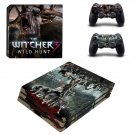 The Witcher wild Hunt 3 decal skin for PS4 Pro Console & Controllers