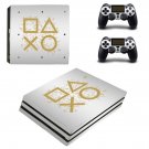 Game Pad abstraction decal skin for PS4 Pro Console & Controllers
