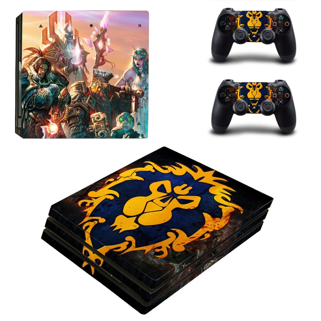 WarFrame decal skin for PS4 Pro Console & Controllers