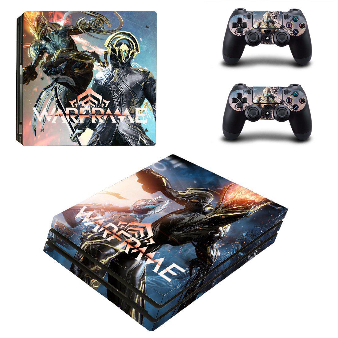 WarFrame decal skin for PS4 Pro Console & Controllers
