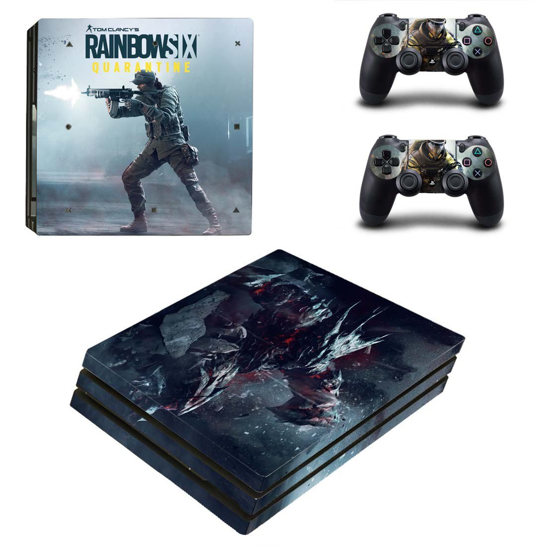Rainbow Six Quarantine decal skin for PS4 Pro Console & Controllers