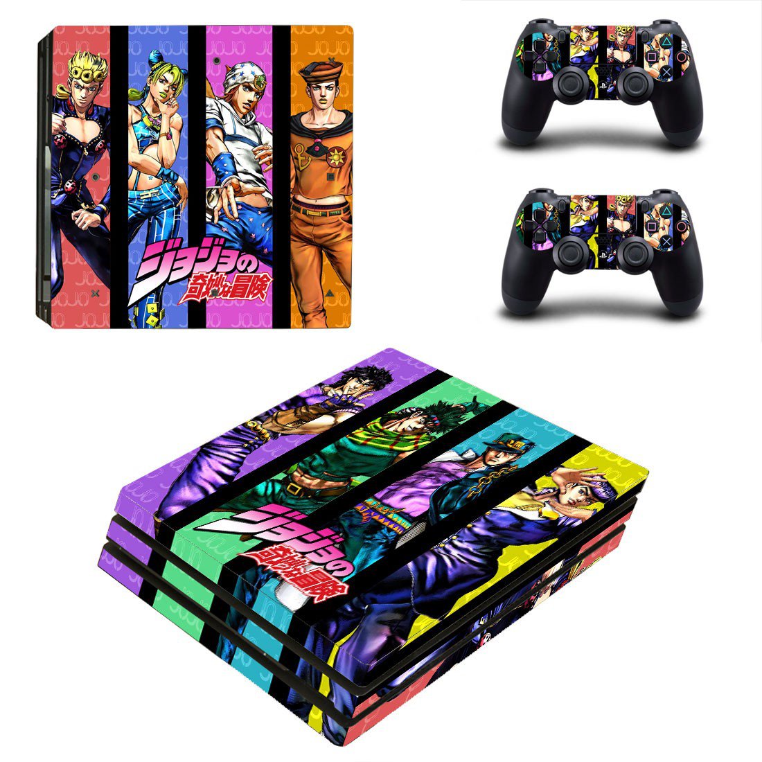 9th jojo decal skin for PS4 Pro Console & Controllers