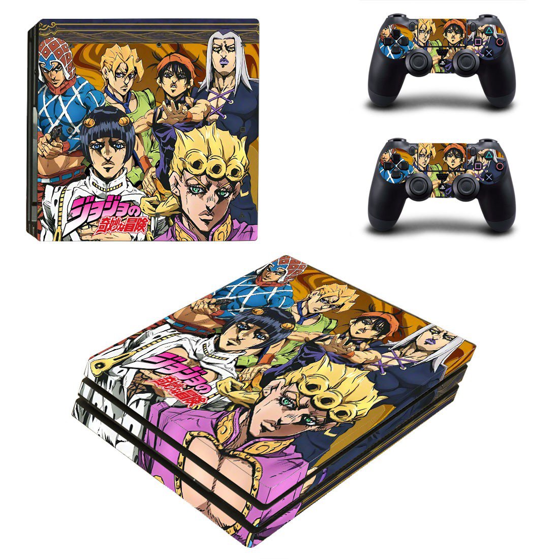 9th jojo decal skin for PS4 Pro Console & Controllers