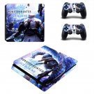 Monster Hunter World iceborne decal skin for PS4 Slim Console & Controllers