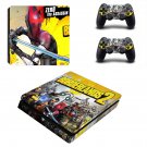 Borderlands 2 decal skin for PS4 Slim Console & Controllers