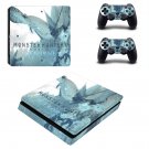 Monster Hunter World iceborne decal skin for PS4 Slim Console & Controllers