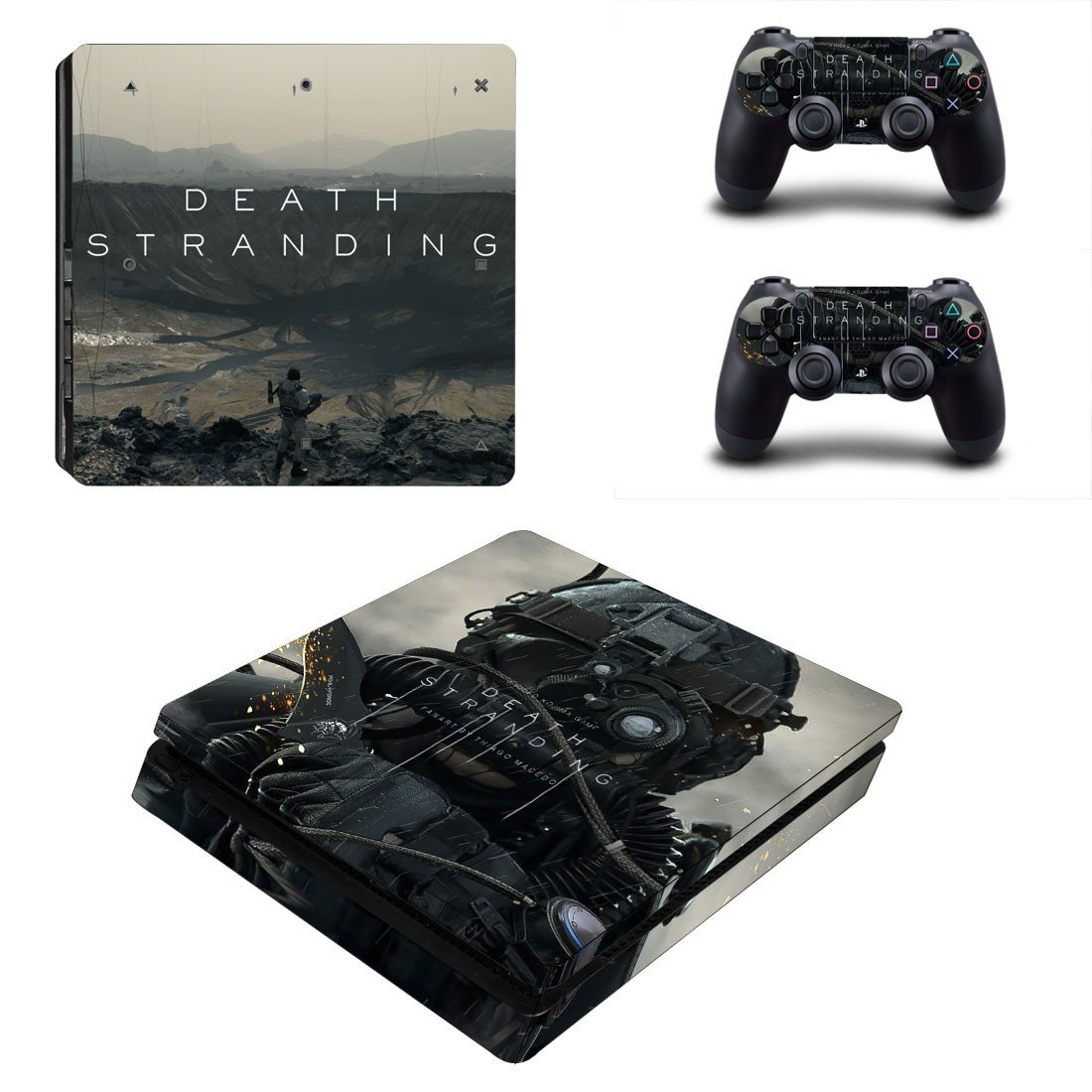 Death Stranding decal skin for PS4 Slim Console & Controllers