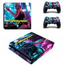 Cyberpunk 2077 decal skin for PS4 Slim Console & Controllers