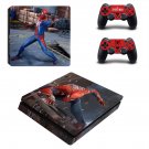 Spider Man decal skin for PS4 Slim Console & Controllers