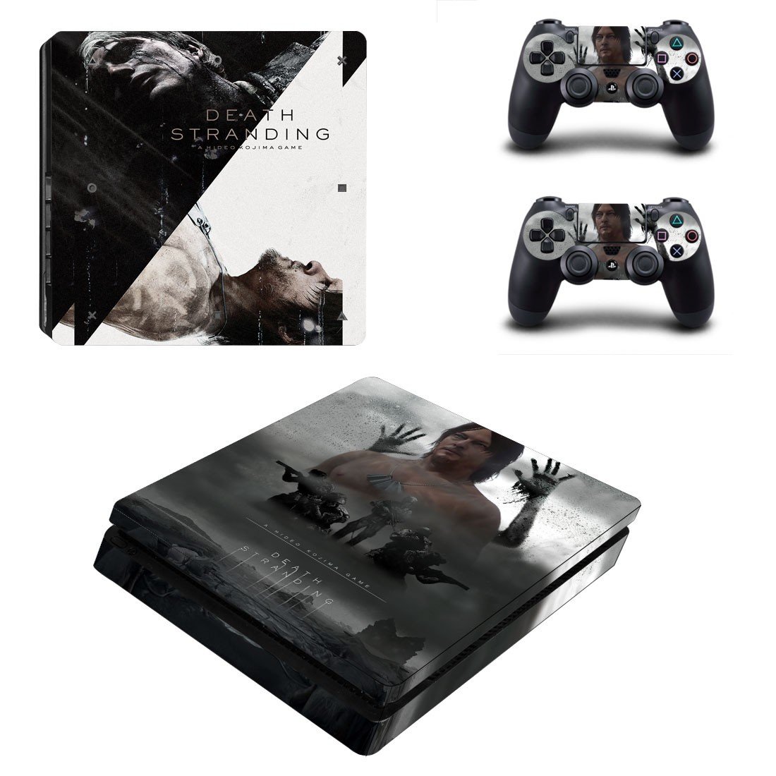 Death Stranding decal skin for PS4 Slim Console & Controllers