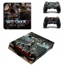 The Witcher wild Hunt 3 decal skin for PS4 Slim Console & Controllers