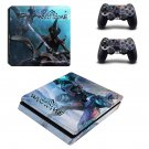 WarFrame decal skin for PS4 Slim Console & Controllers