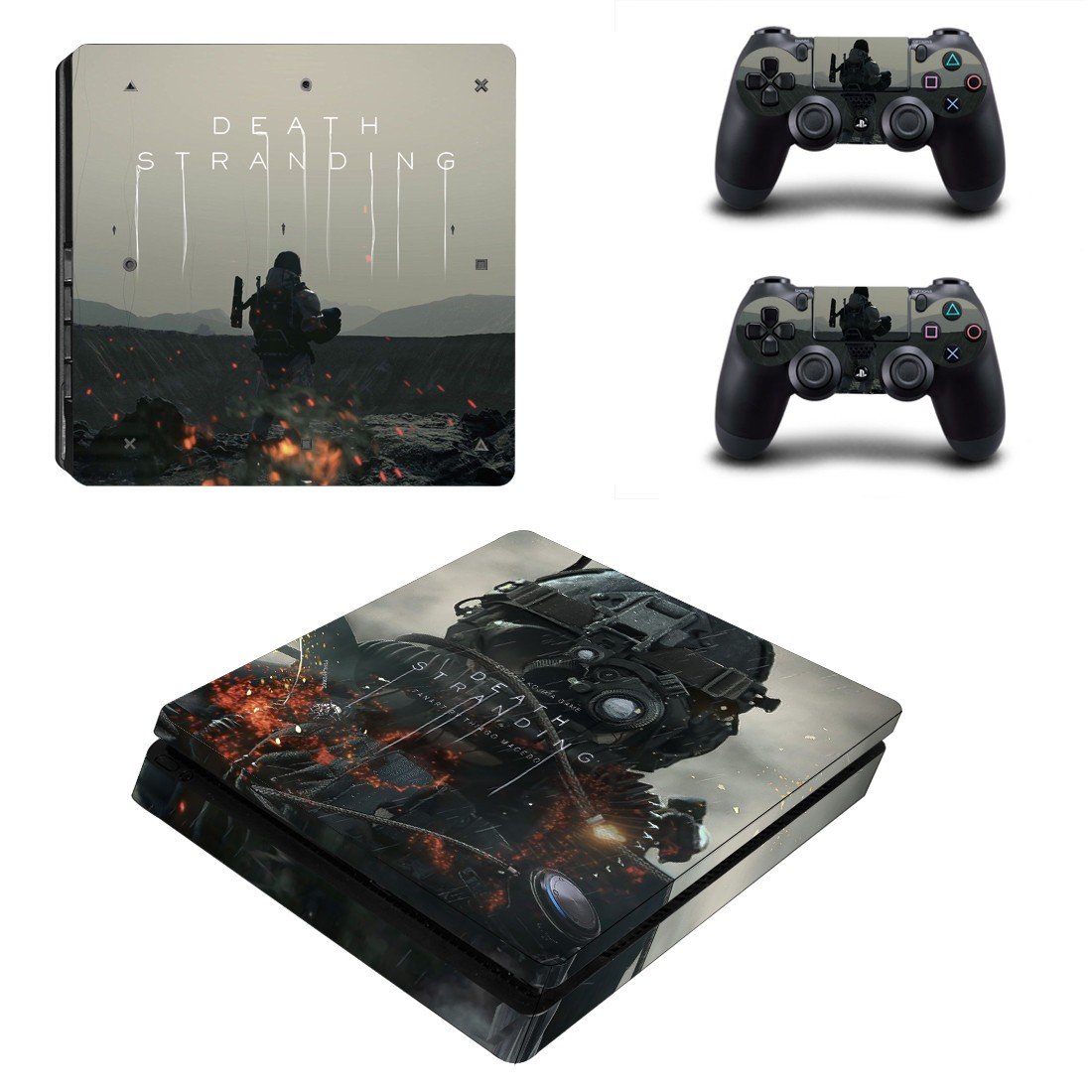 Death Stranding decal skin for PS4 Slim Console & Controllers