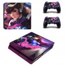 Overwatch decal skin for PS4 Slim Console & Controllers