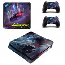 Cyberpunk 2077 decal skin for PS4 Slim Console & Controllers