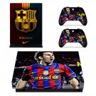 FCB Messi decal skin for Xbox one X Console & Controllers