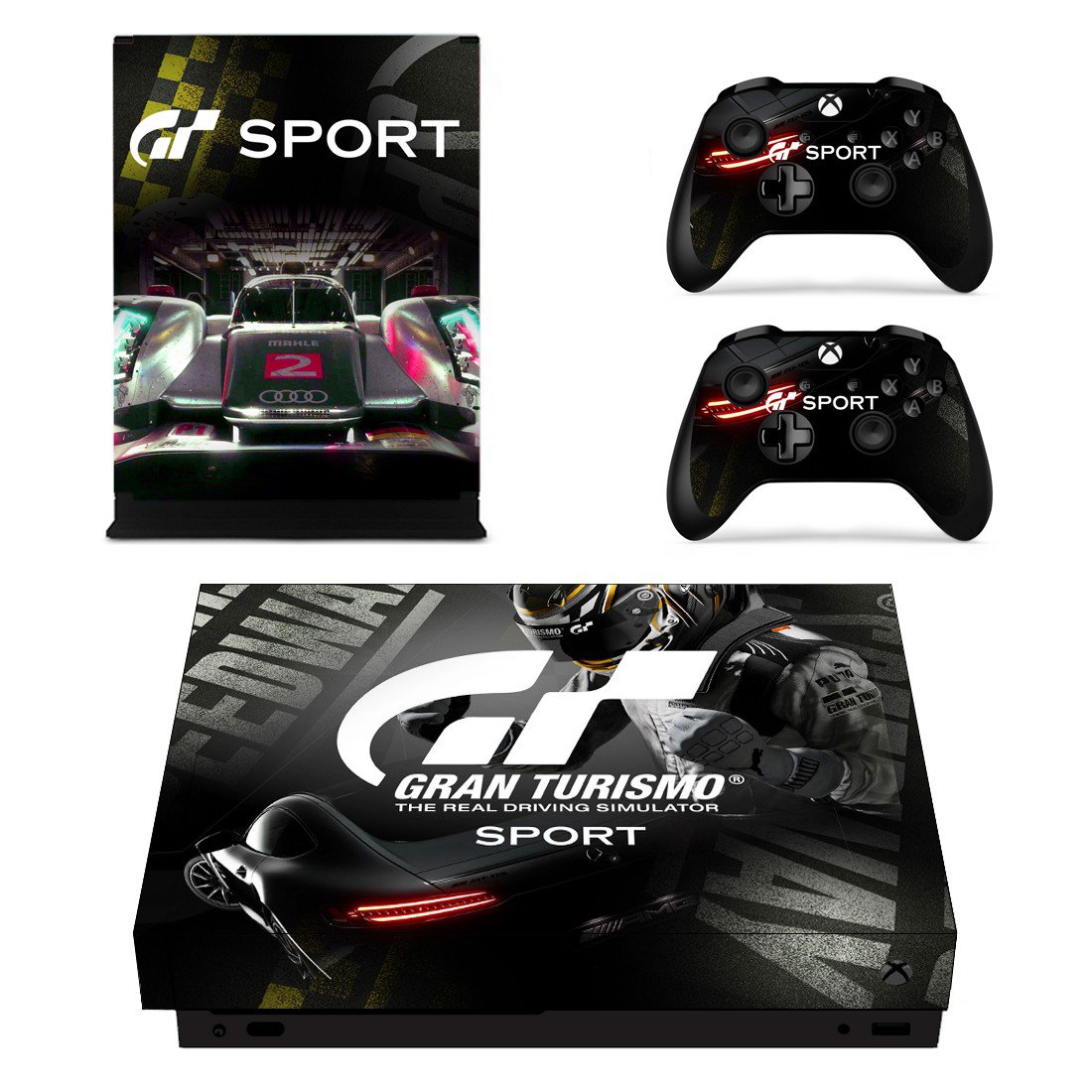 Gran Turismo decal skin for Xbox one X Console & Controllers