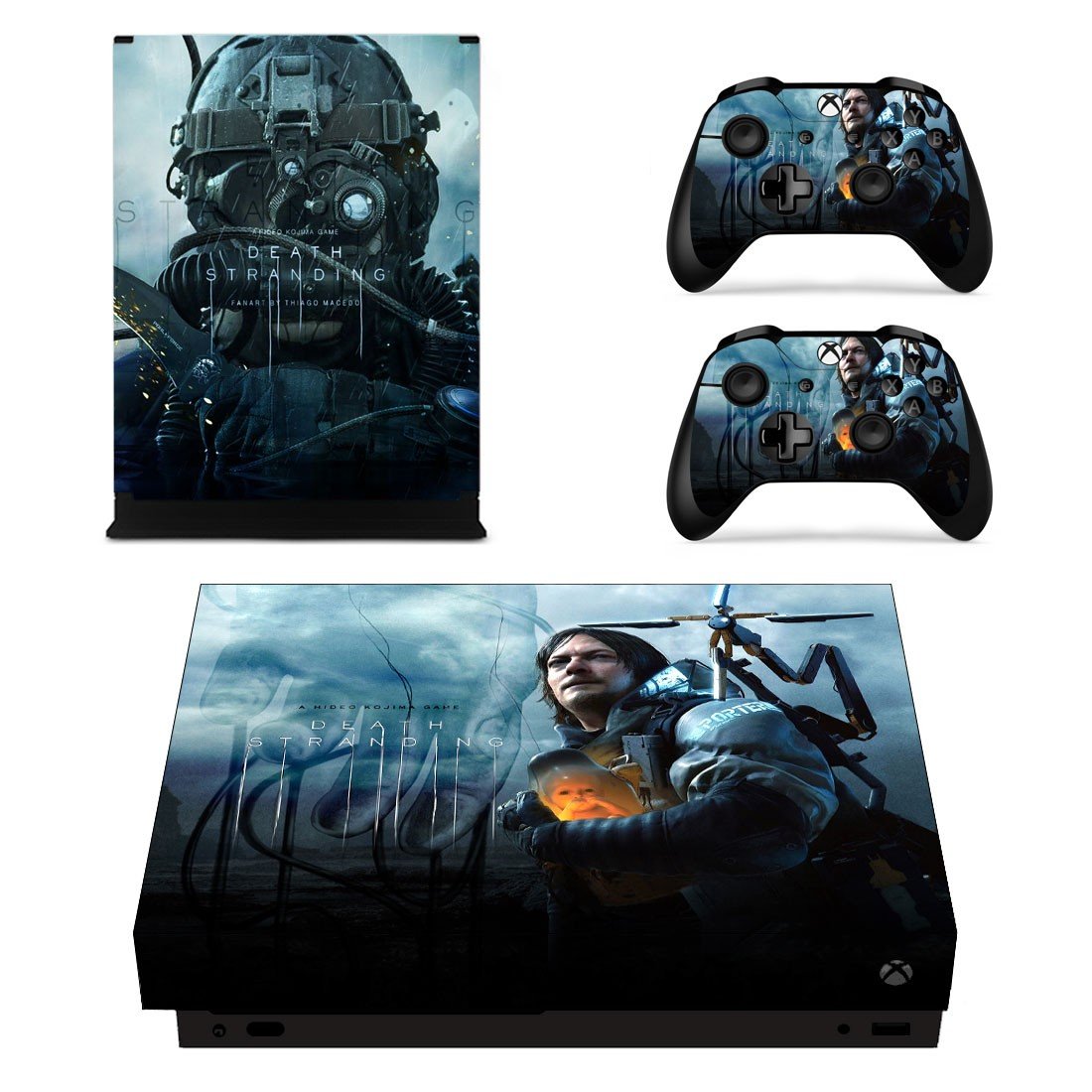 Death Stranding decal skin for Xbox one X Console & Controllers