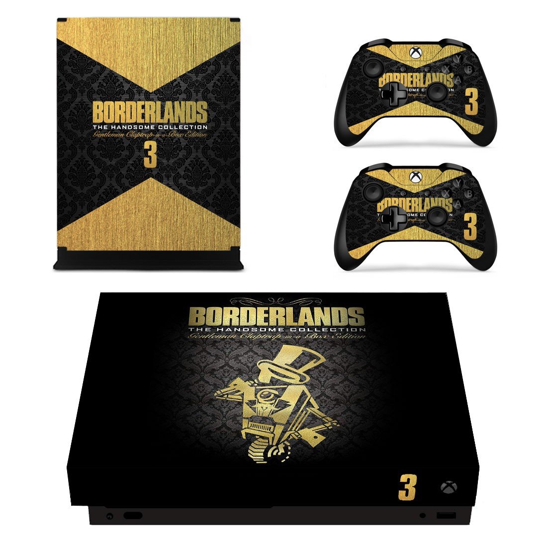Borderlands 3 decal skin for Xbox one X Console & Controllers