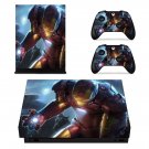 Iron Man decal skin for Xbox one X Console & Controllers