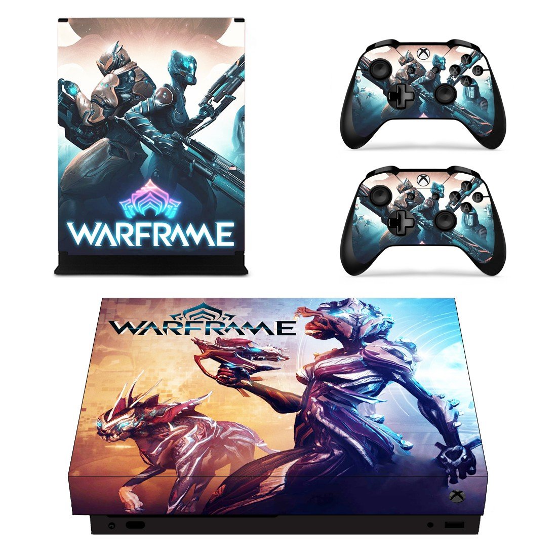 WarFrame decal skin for Xbox one X Console & Controllers