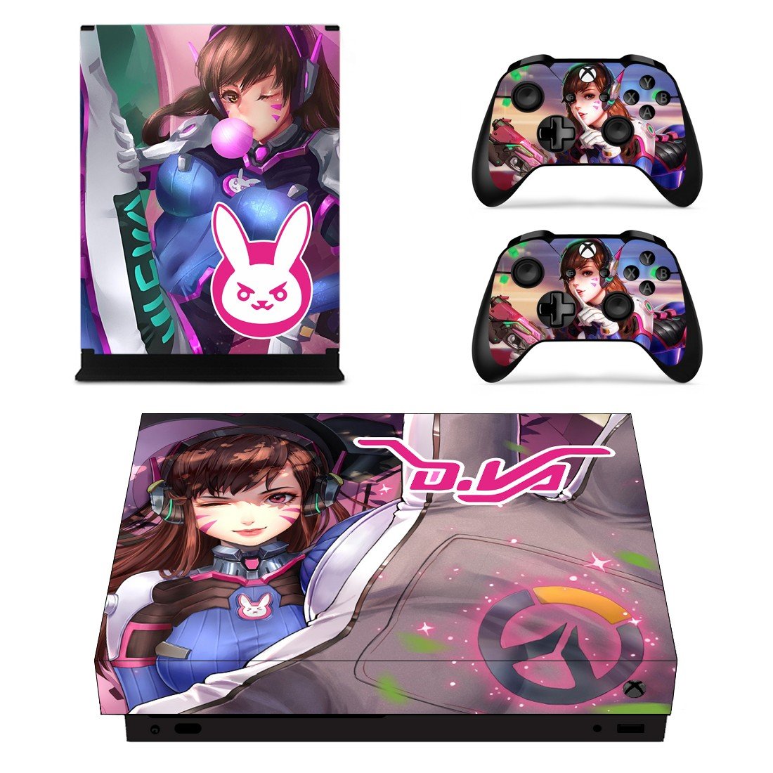 Overwatch decal skin for Xbox one X Console & Controllers